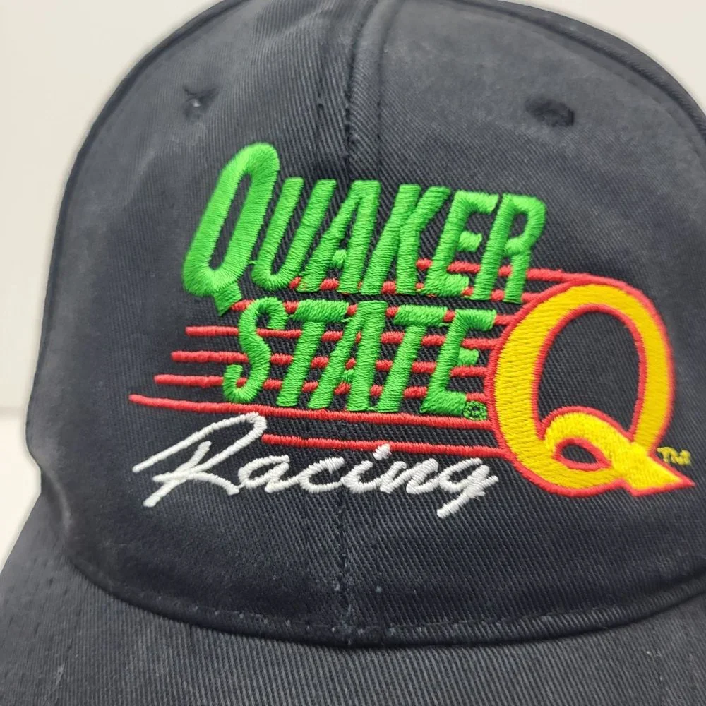 KC Quaker State‎ Racing Ball Cap - Adjustable Hat - Strapback - Black